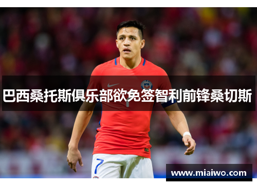 巴西桑托斯俱乐部欲免签智利前锋桑切斯 